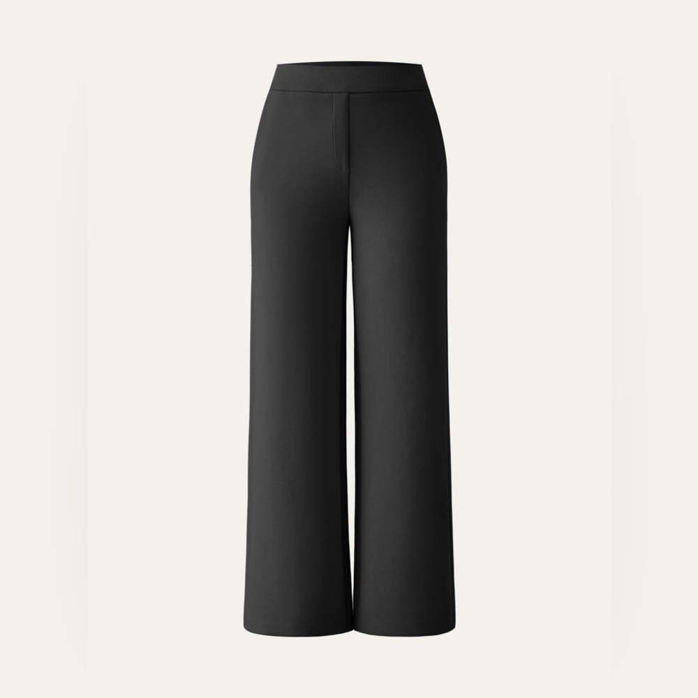 OGL Textured Mid Rise Pull-on Straight Pant with Pockets